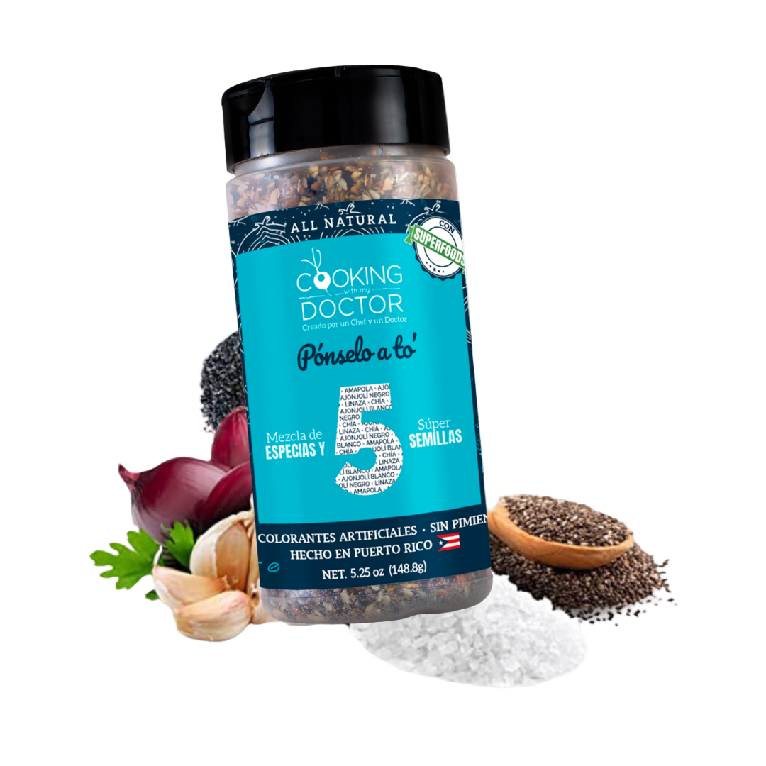 Todo el condimento para bagels con 5 supersemillas