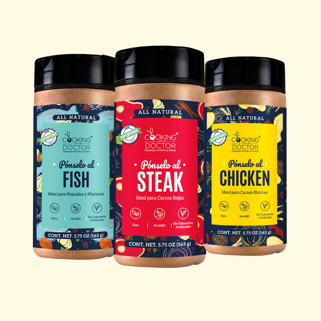 NEW 🔥 La Trilogía del Sabor - Pónselo al Steak, Pónselo al Chicken & Pónselo al Fish