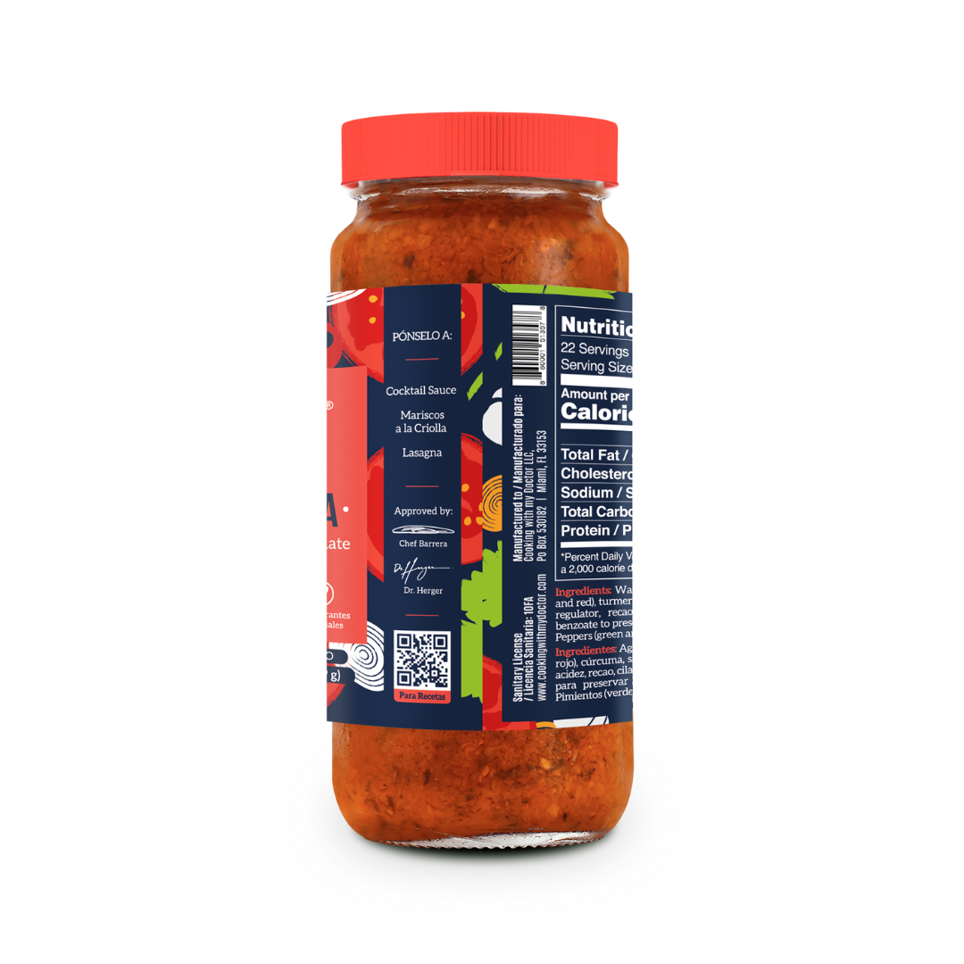 Paquete de 2 - Sofrito con Pasta de Tomate y Cúrcuma
