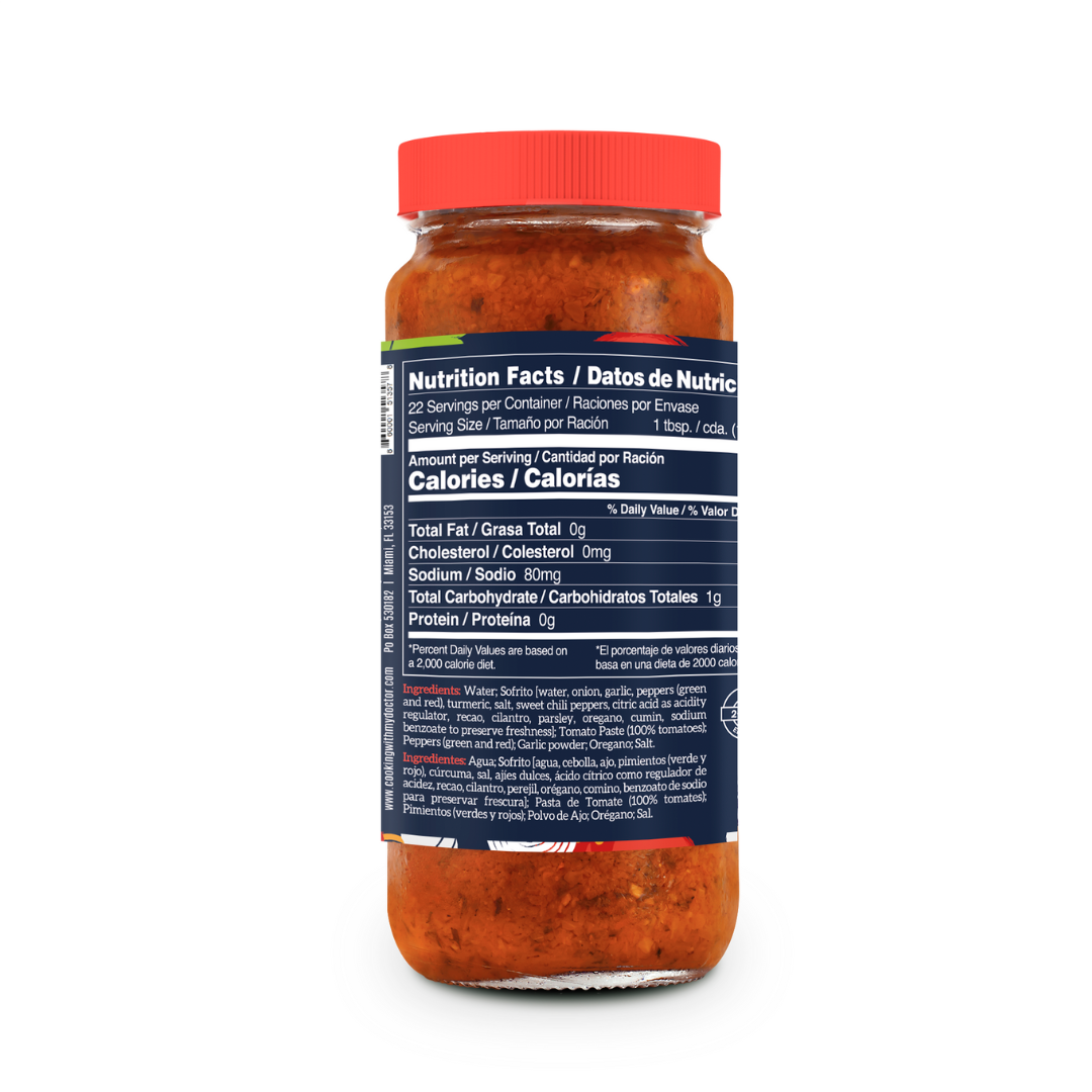Paquete de 2 - Sofrito con Pasta de Tomate y Cúrcuma