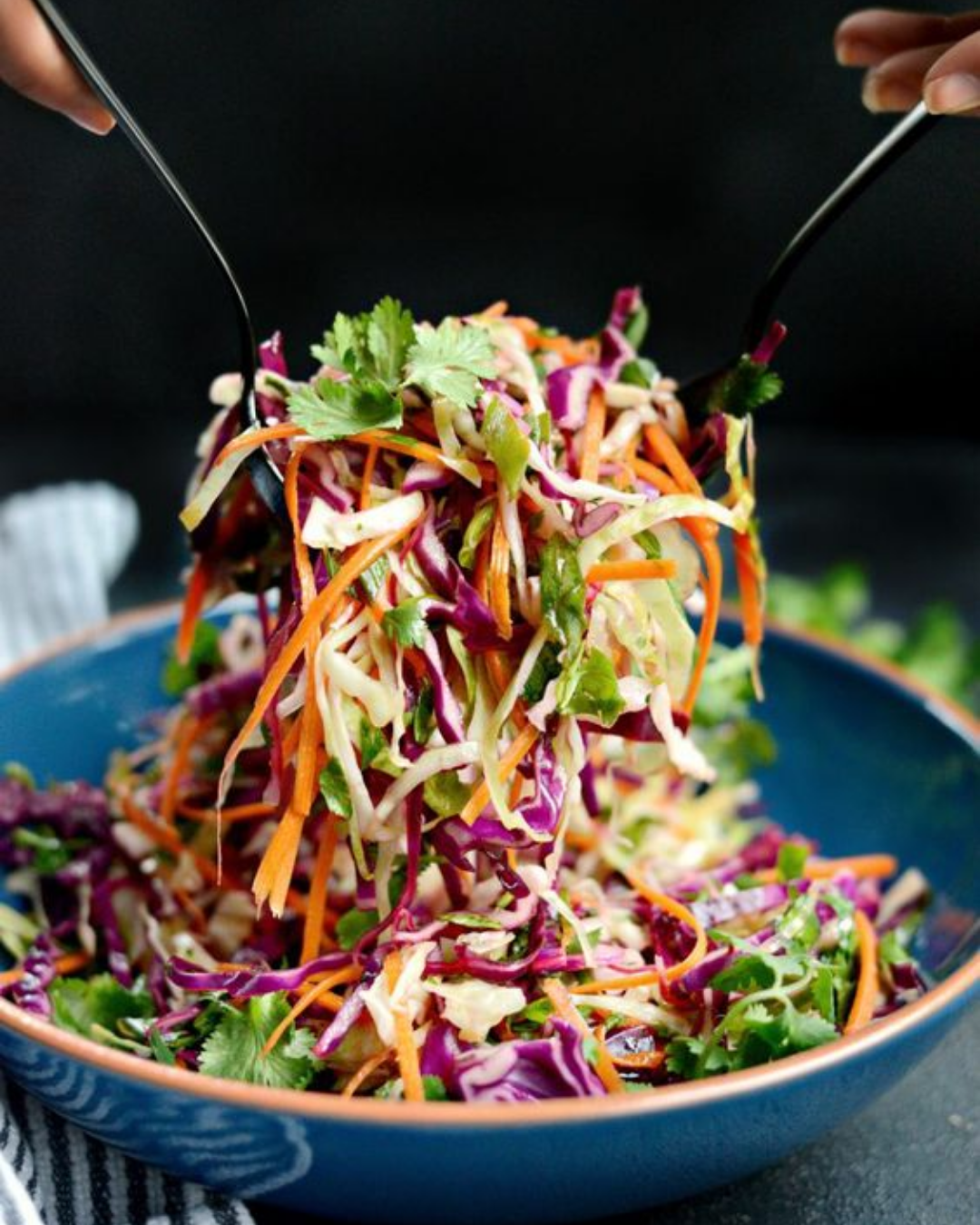 Green Papaya Coleslaw with Carrots