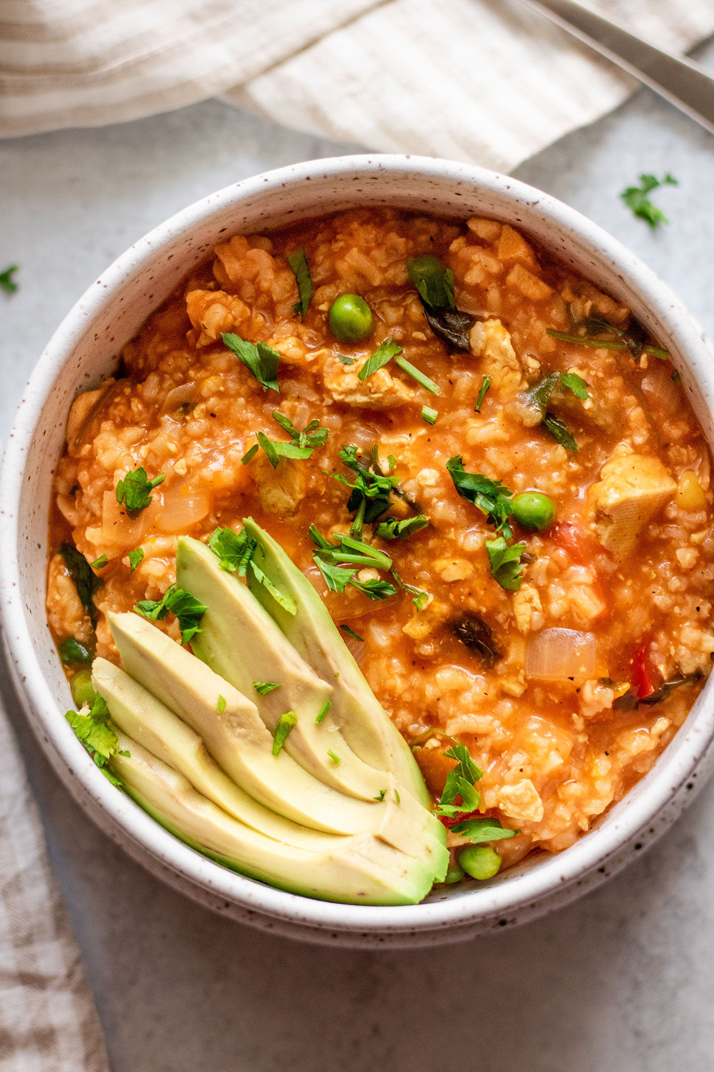 Asopao de Gandules with Plaintain Balls