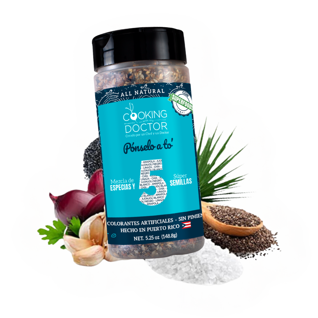 Pónselo a To´- Everything Bagel Seasoning with 5 Super Seeds
