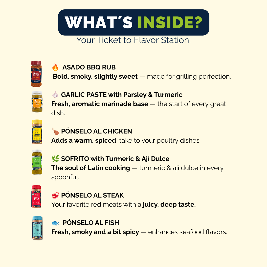 THE PROTEIN MASTER PACK - La Trilogía del Sabor + Garlic Paste, La Criolla & Sofrito